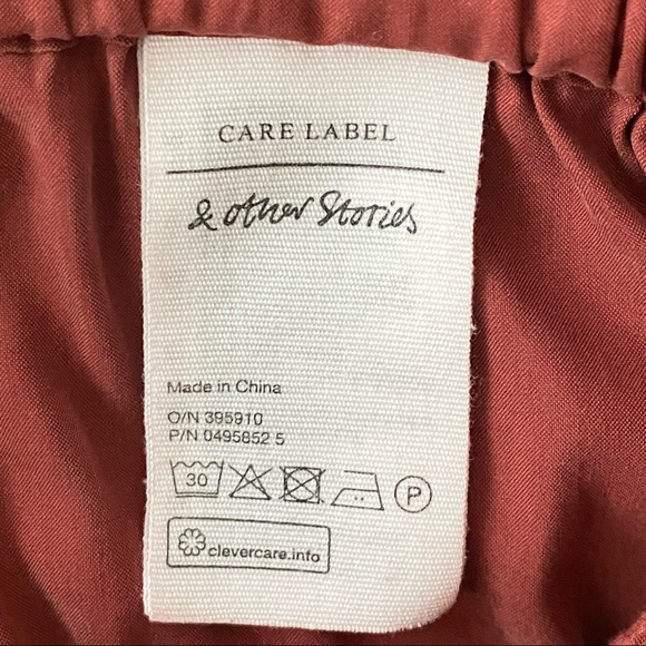 & Other Stories Paper Bag Drawstring Pants Trouser - Picture 6 of 8